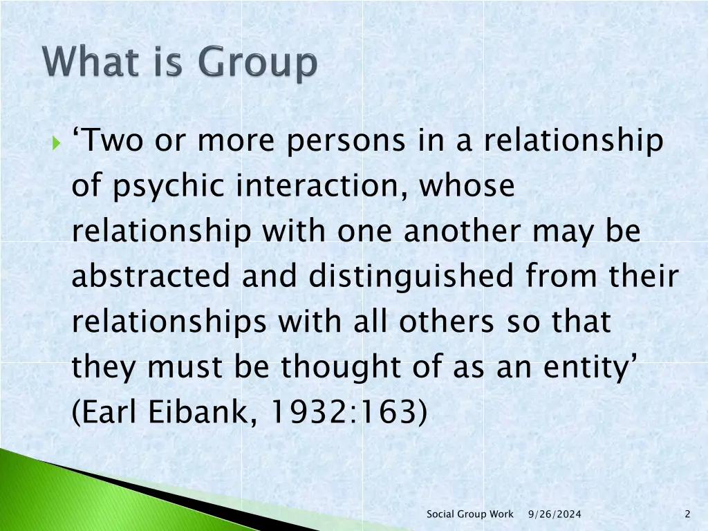 two or more persons in a relationship of psychic