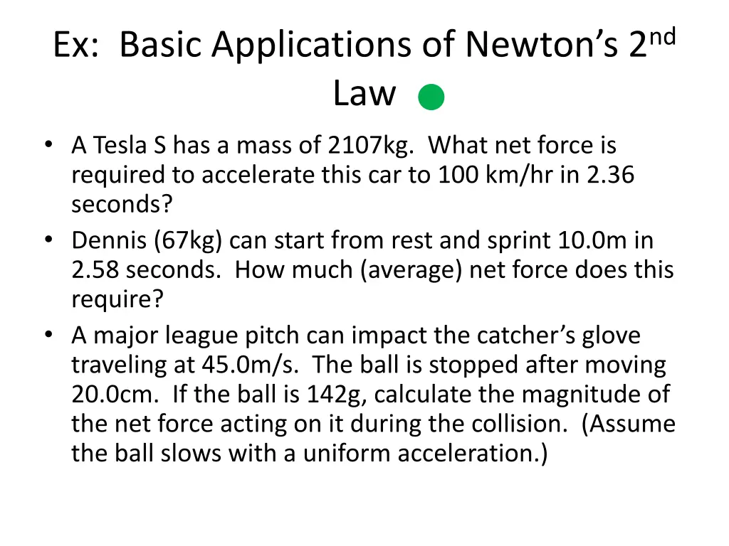 ex basic applications of newton