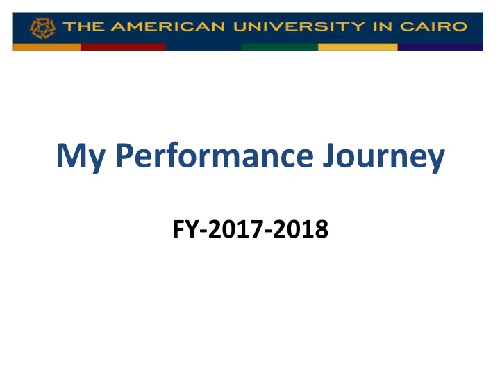 my performance journey