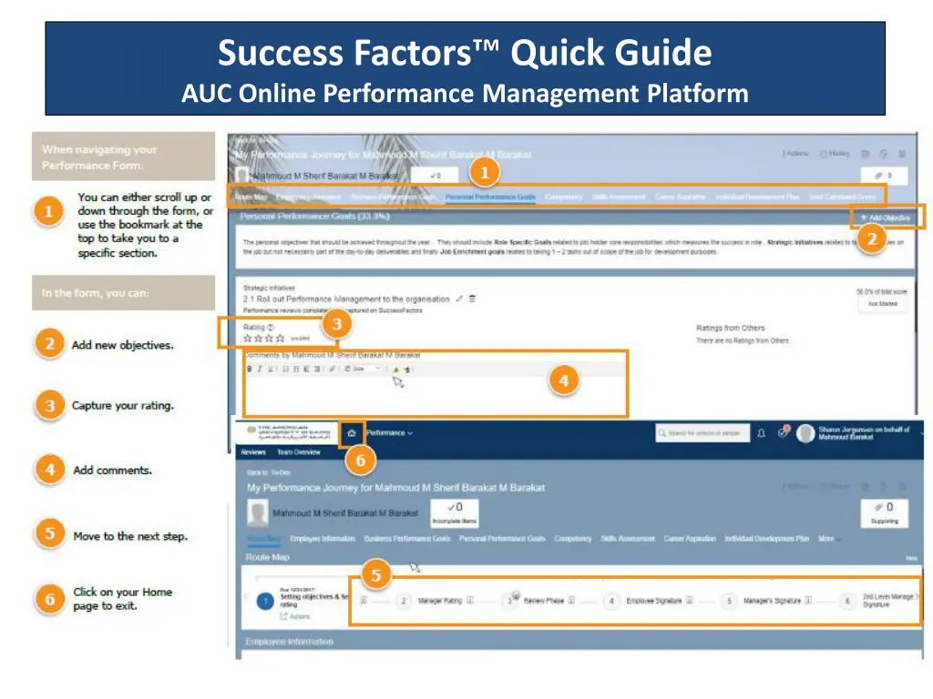 success factors quick guide auc online 2