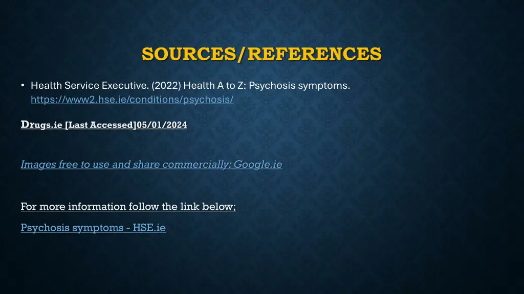 sources references