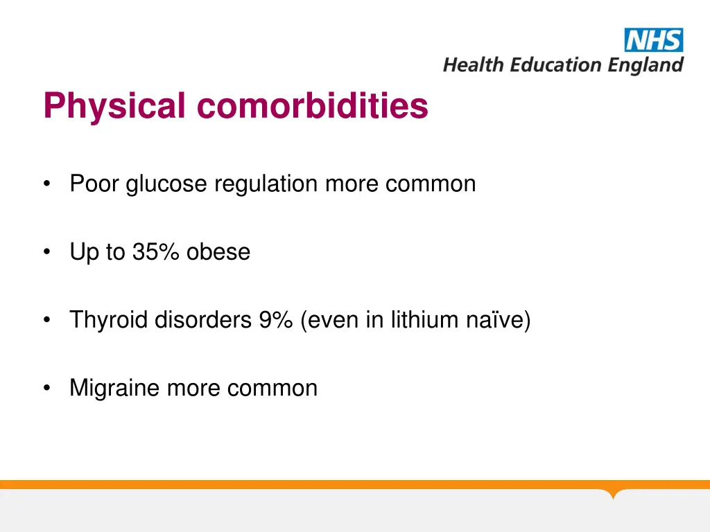 physical comorbidities