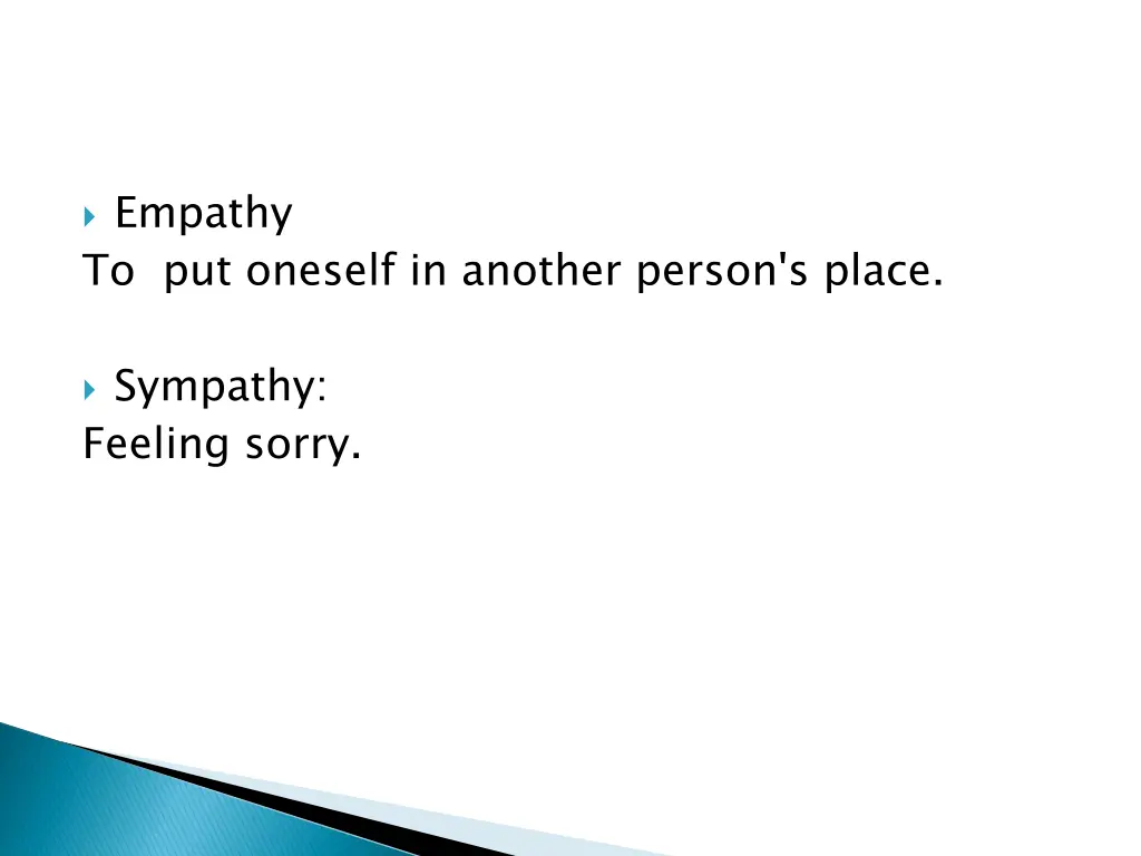 empathy to put oneself in another person s place