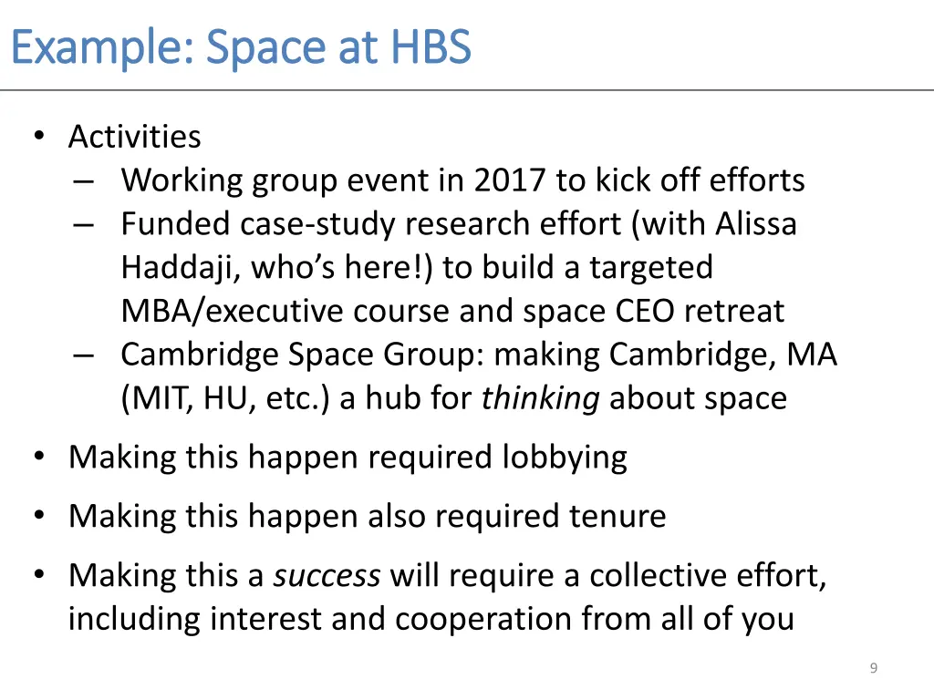 example space at hbs example space at hbs