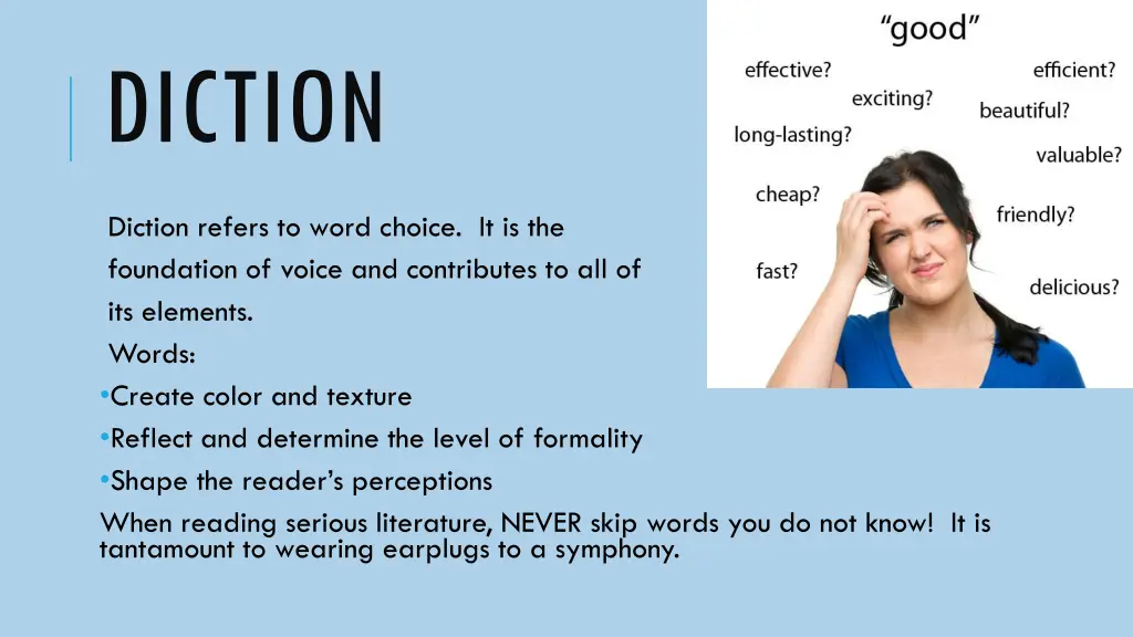 diction