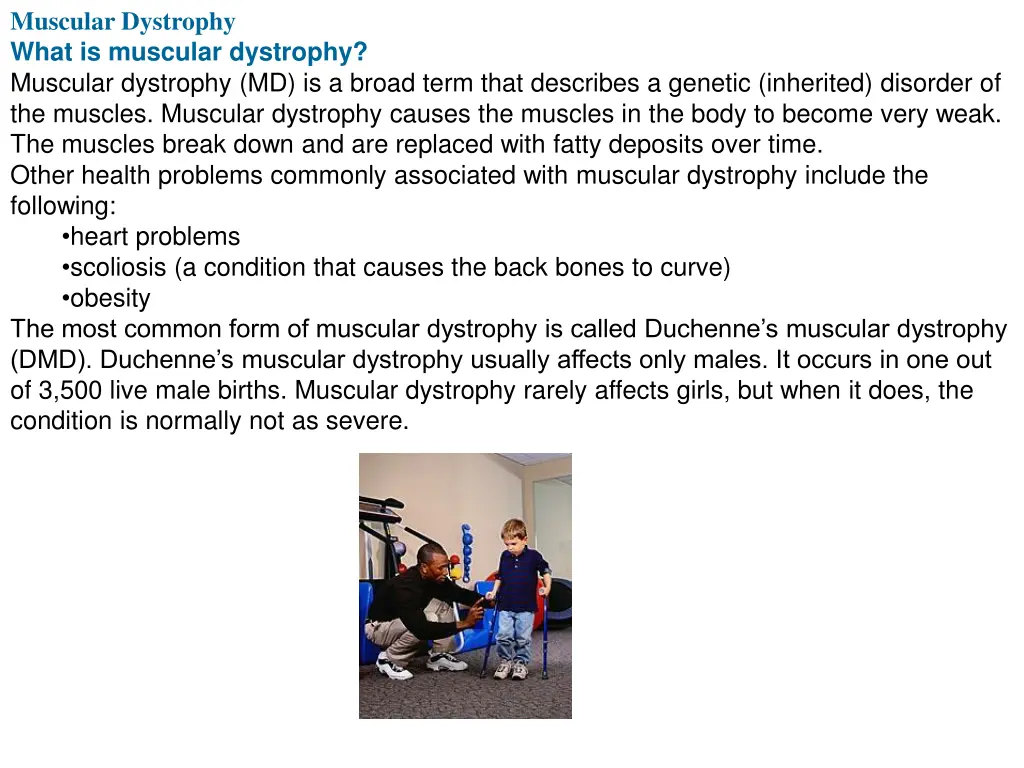 muscular dystrophy what is muscular dystrophy