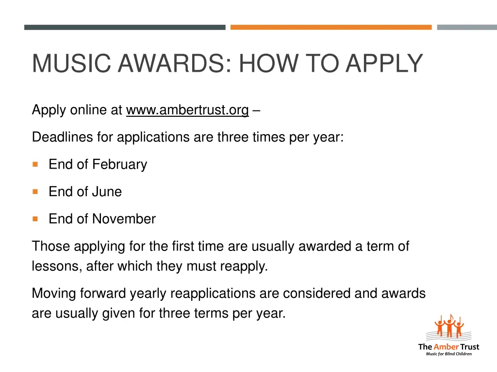 music awards how to apply