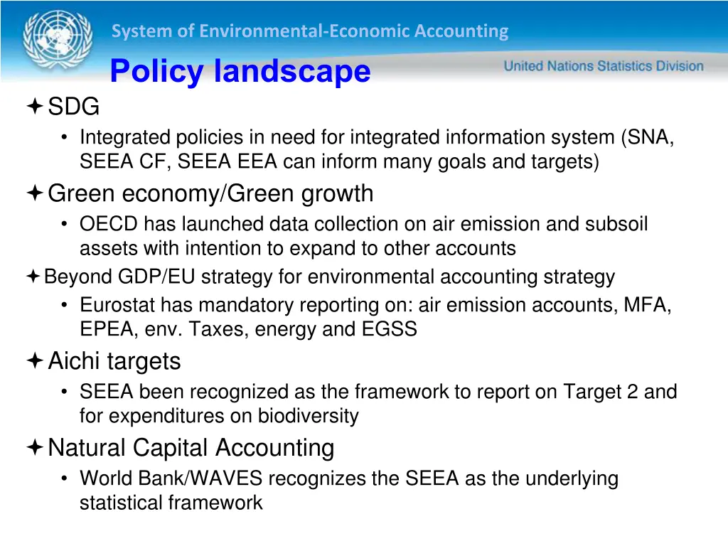 system of environmental economic accounting 2