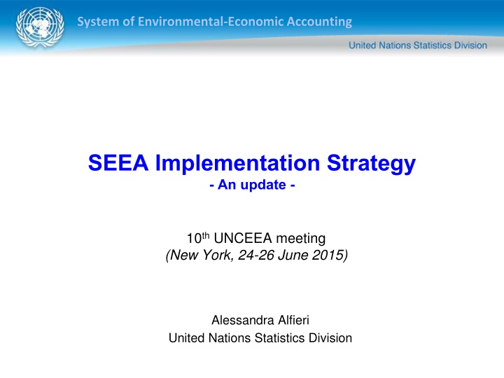 system of environmental economic accounting