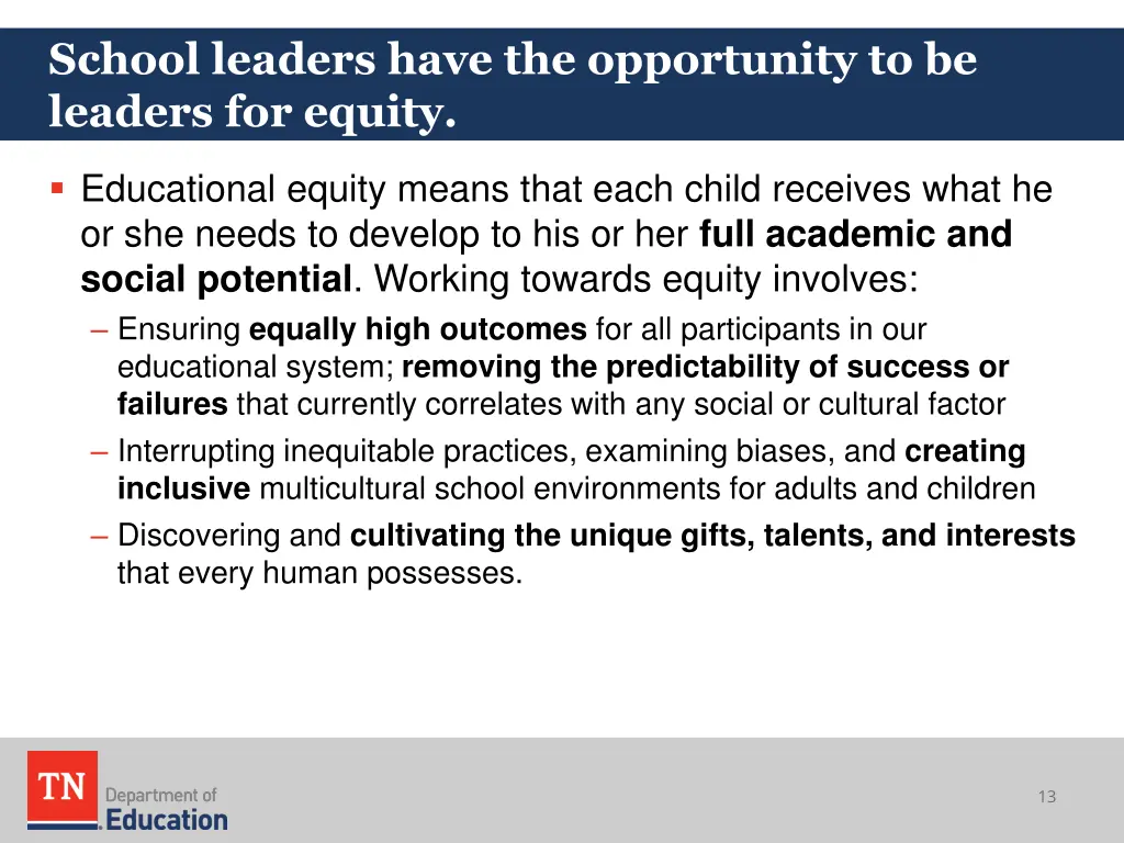 school leaders have the opportunity to be leaders