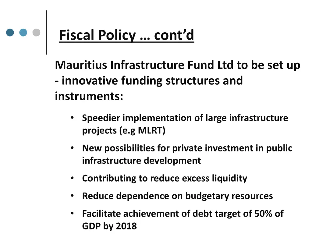 fiscal policy cont d