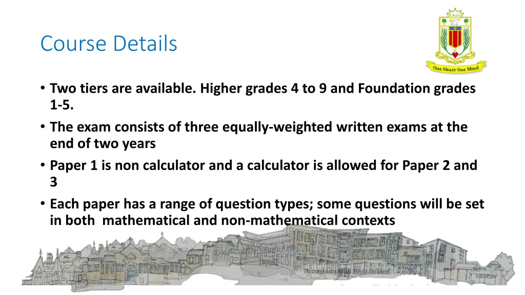 course details