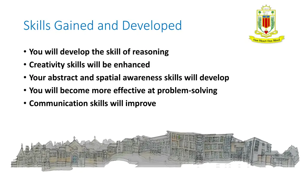 skills gained and developed