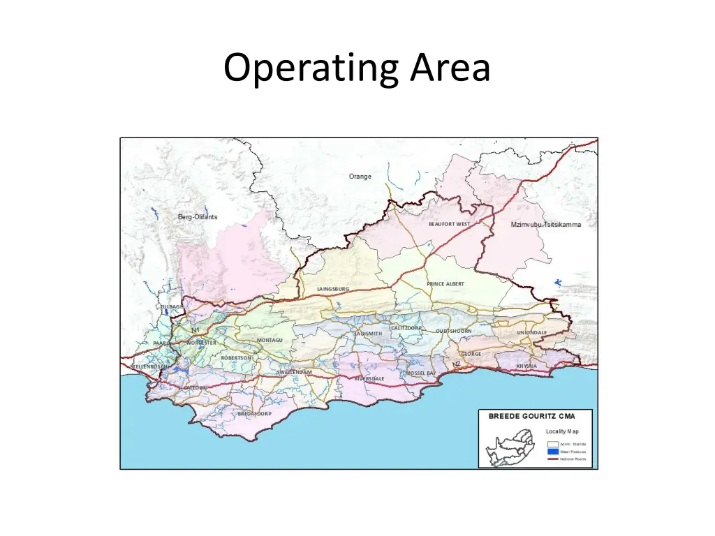 operating area