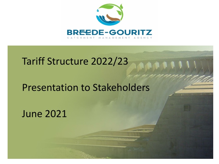 tariff structure 2022 23