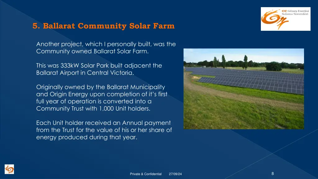 5 ballarat community solar farm