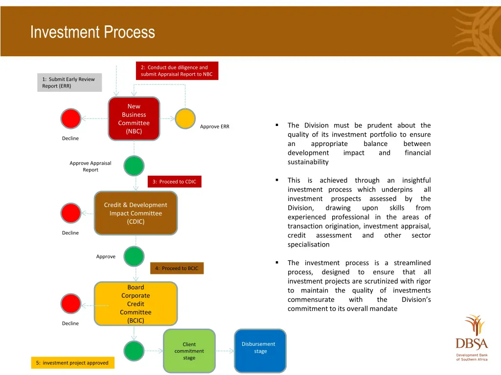 investment process