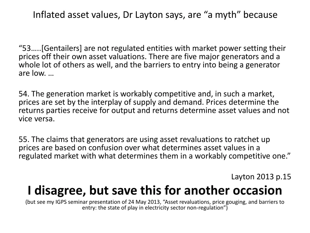 inflated asset values dr layton says are a myth