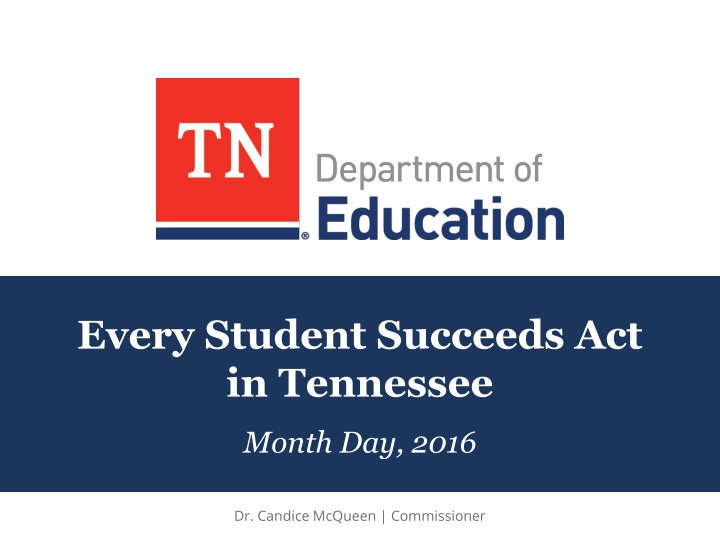 every student succeeds act in tennessee