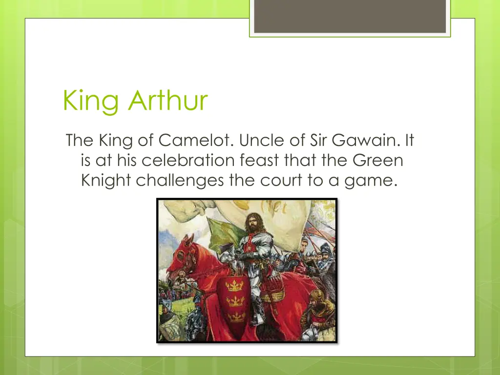 king arthur