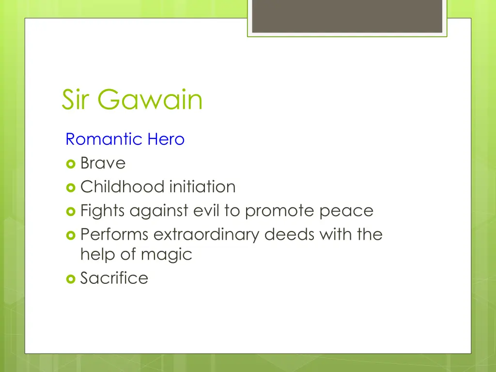 sir gawain