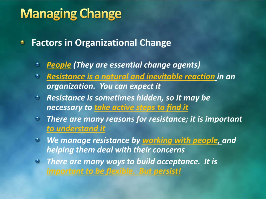 managing change 3