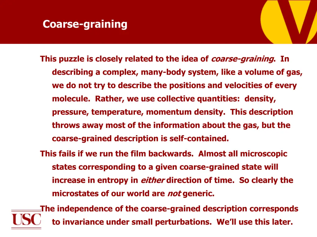 coarse graining