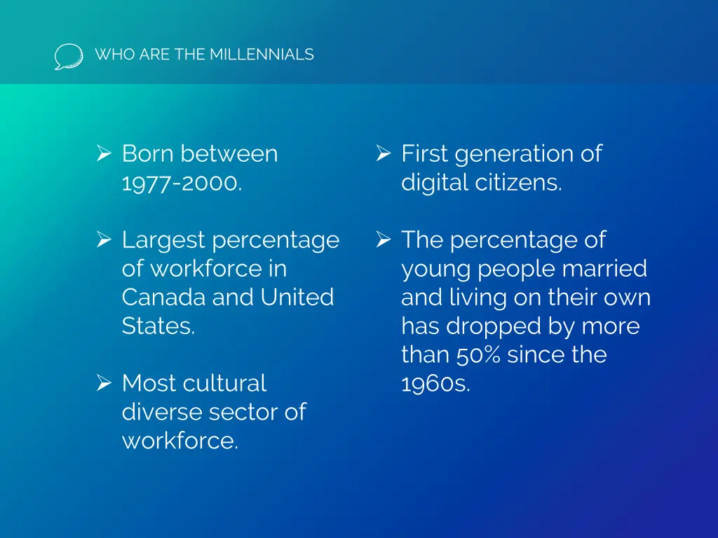 who are the millennials