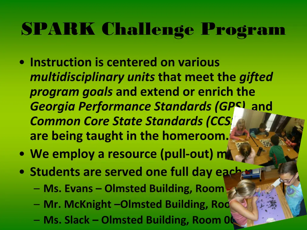 spark challenge program