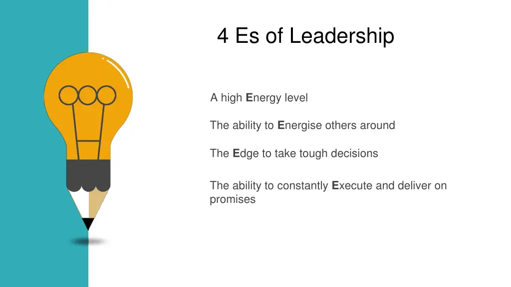 4 es of leadership