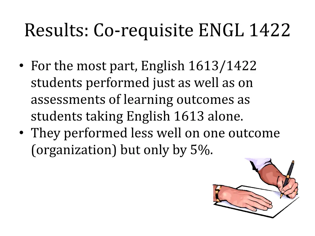 results co requisite engl 1422