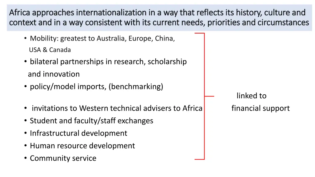 africa africa approaches internationalization