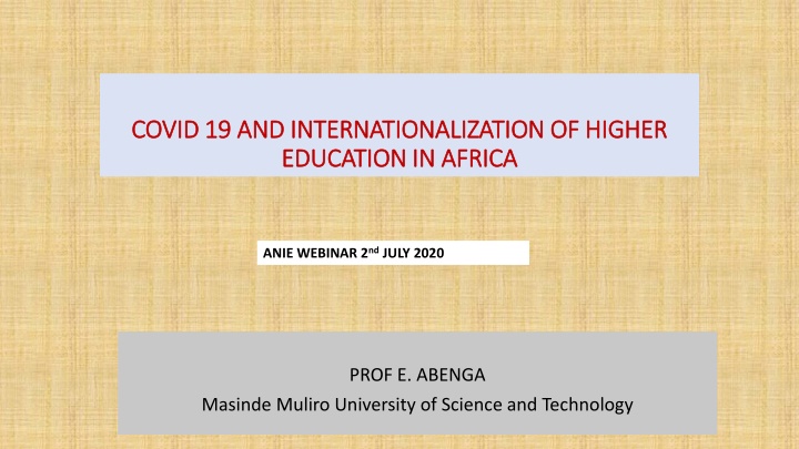 covid 19 and internationalization of higher covid