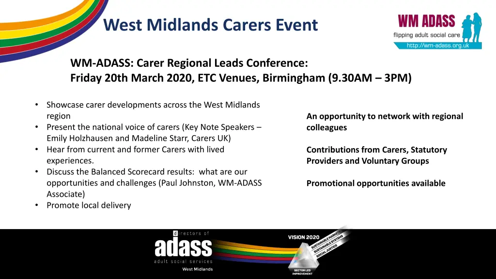 west midlands carers event