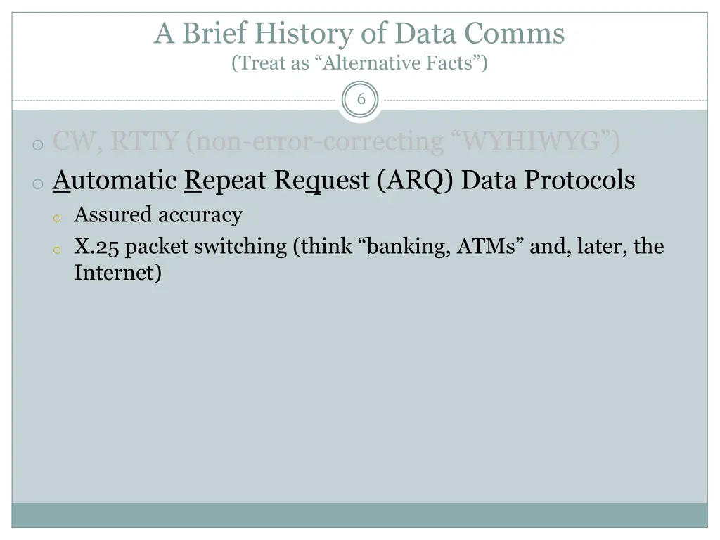 a brief history of data comms treat 2