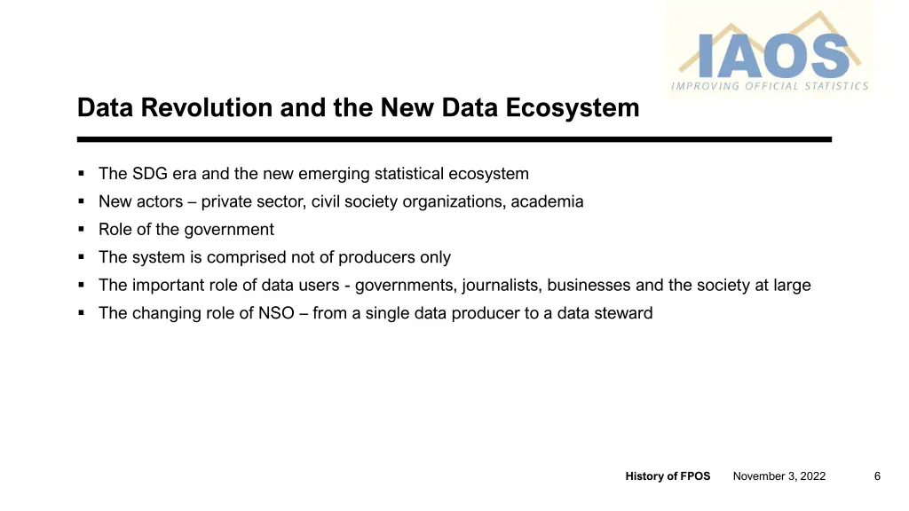 data revolution and the new data ecosystem