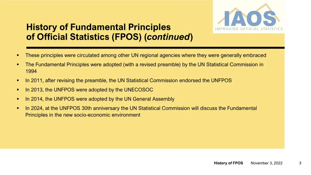 history of fundamental principles of official 1