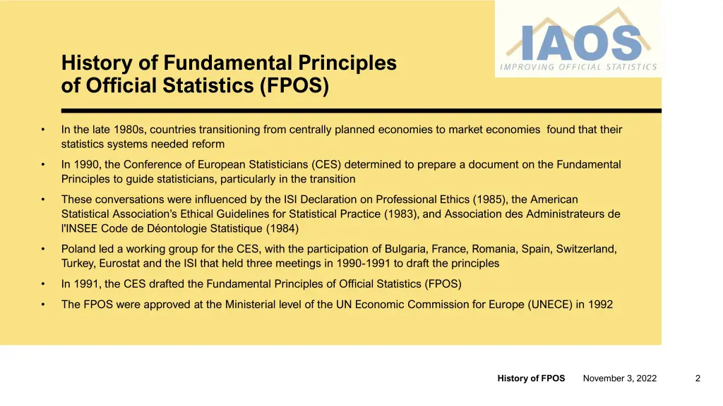 history of fundamental principles of official