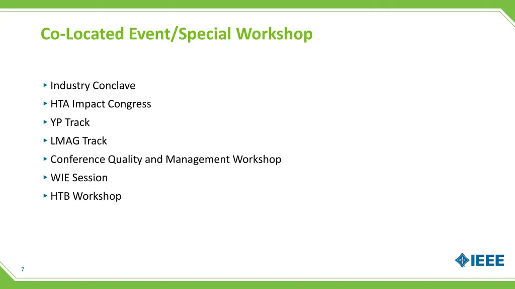 co located event special workshop