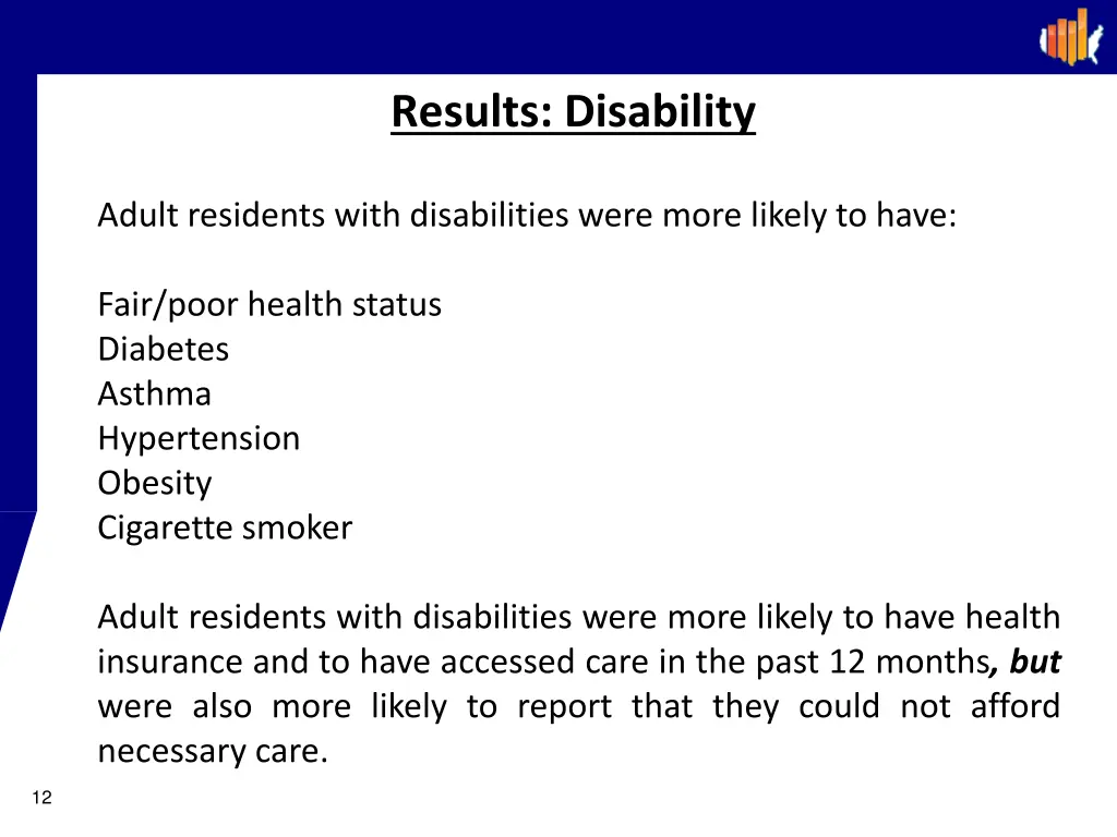 results disability