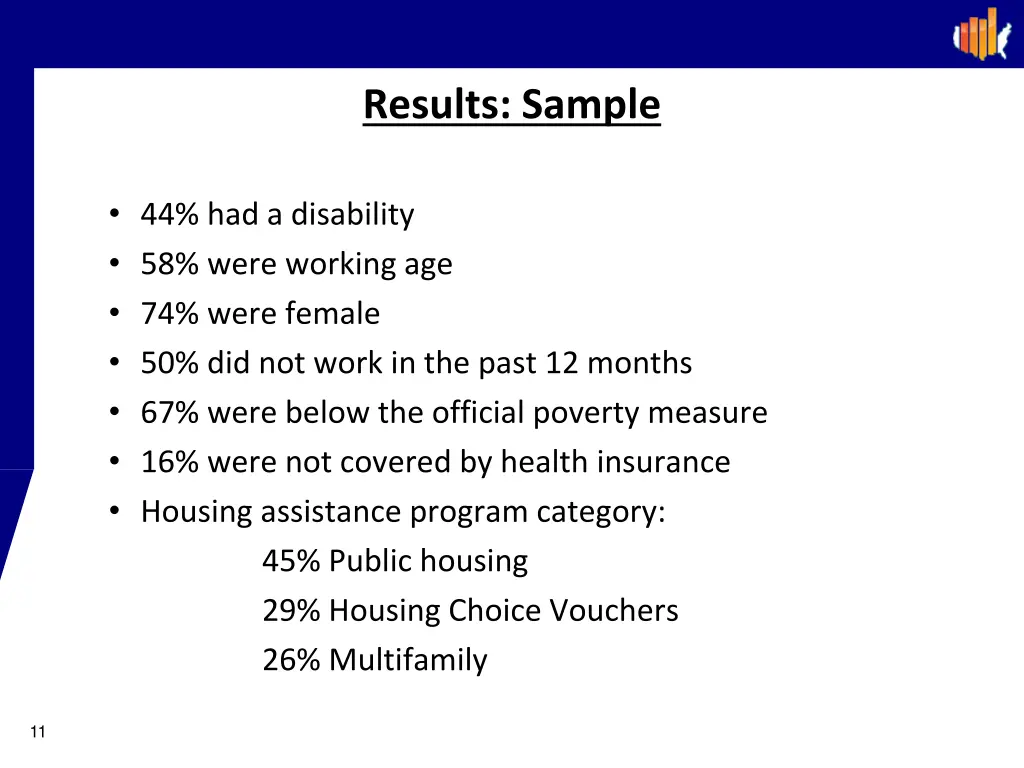 results sample