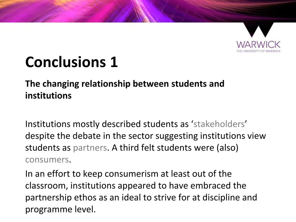 conclusions 1