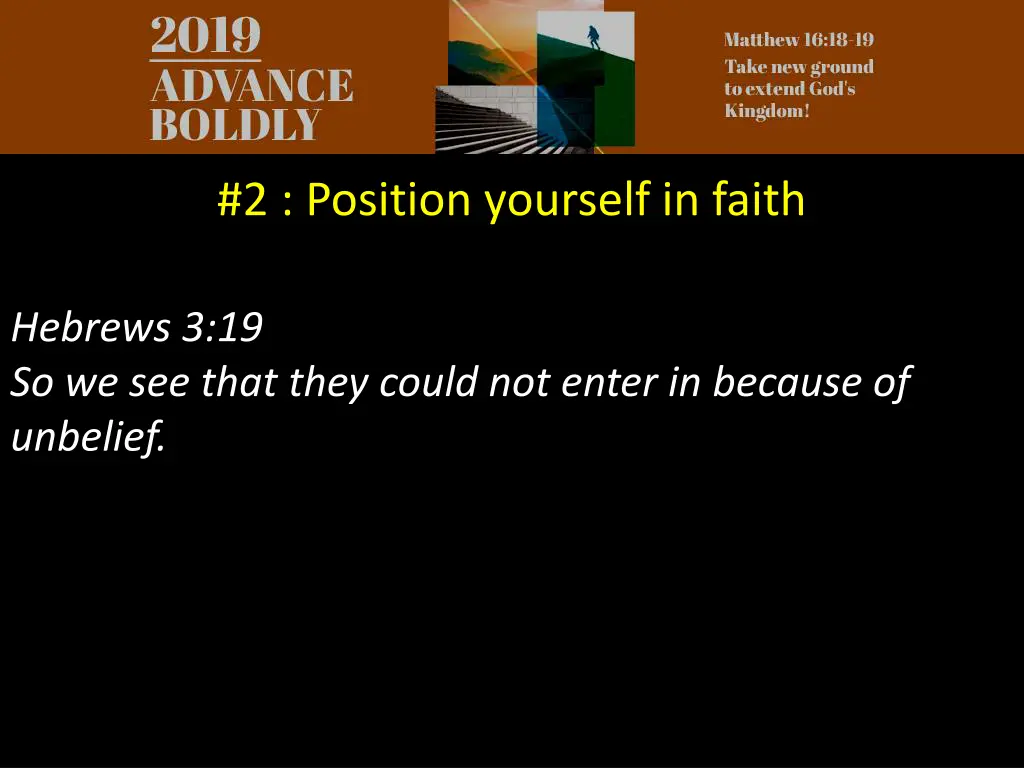 2 position yourself in faith 1