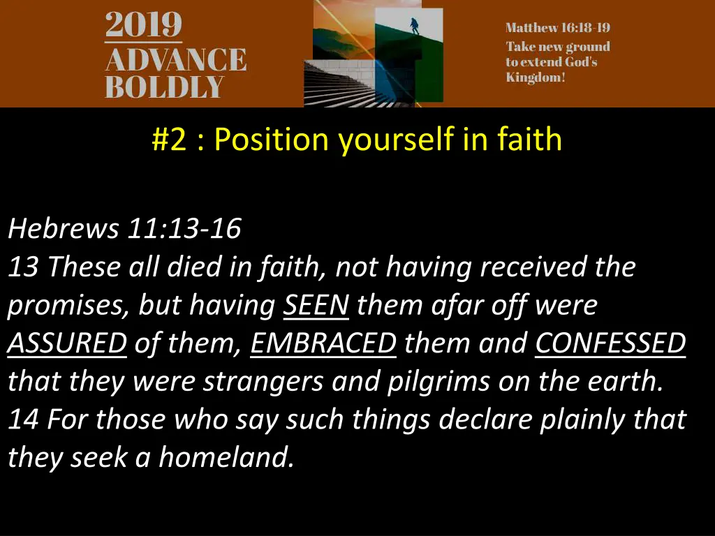 2 position yourself in faith 2