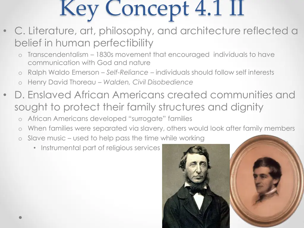 key concept 4 1 ii c literature art philosophy