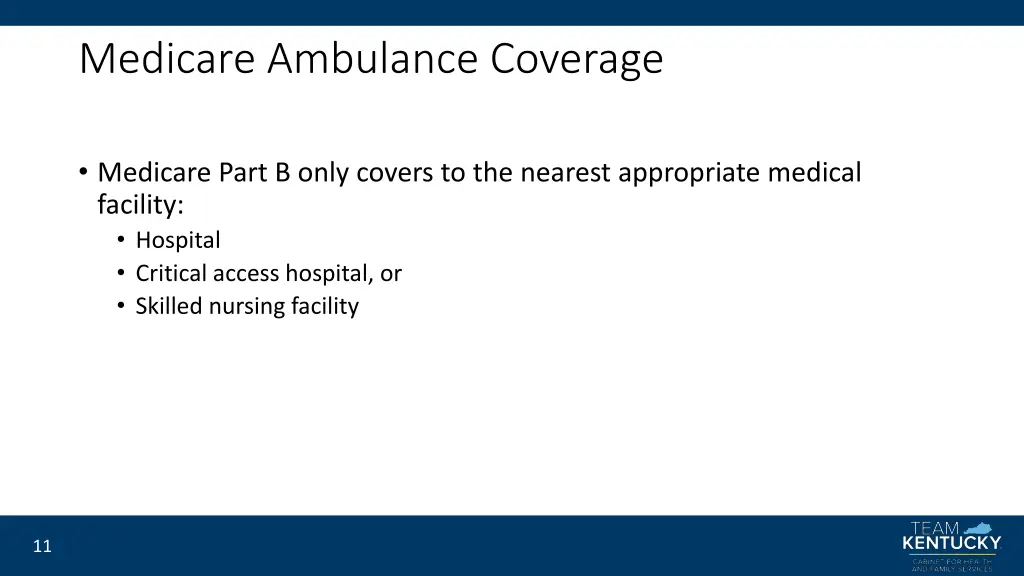 medicare ambulance coverage