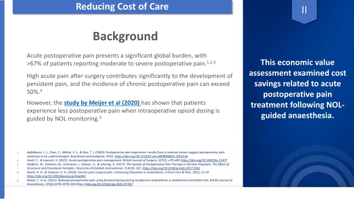 reducing cost of care