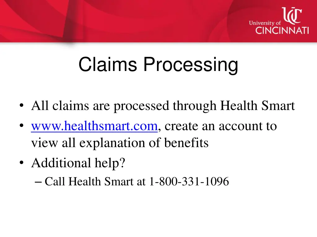 claims processing