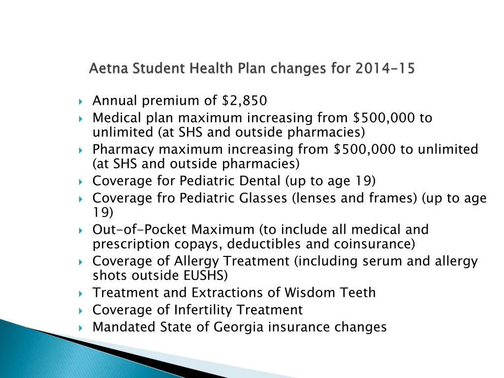 annual premium of 2 850 medical plan maximum