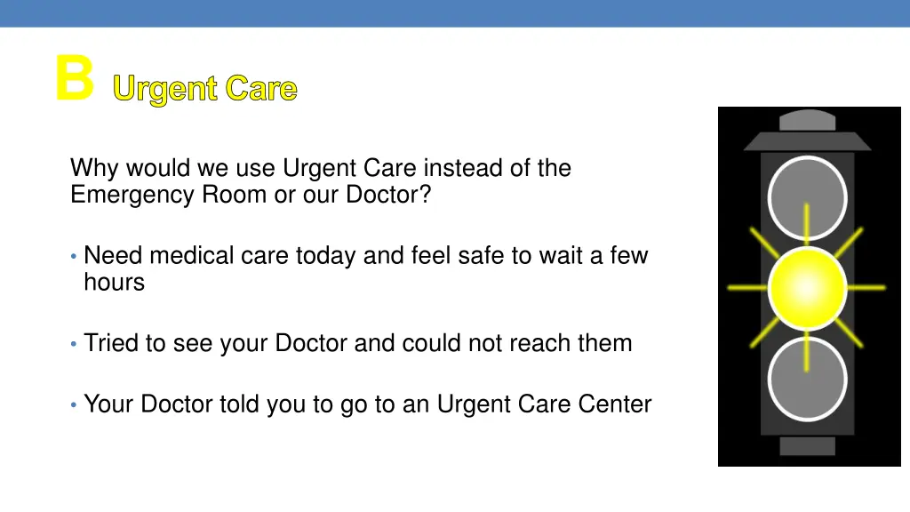 b urgent care